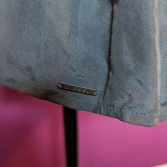 DIESEL Silk Tunic size Medium in Steel Grey - Picture 7 of 11